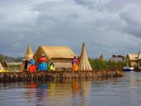 Los Uros, Lac Titicaca Pérou